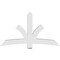 Ekena Millwork Davenport Architectural Grade PVC Gable Bracket, 72"W x 42"H x 6"D x 6"F, 14/12 Pitch GBP072X42X0606DAV00 - alternate 5